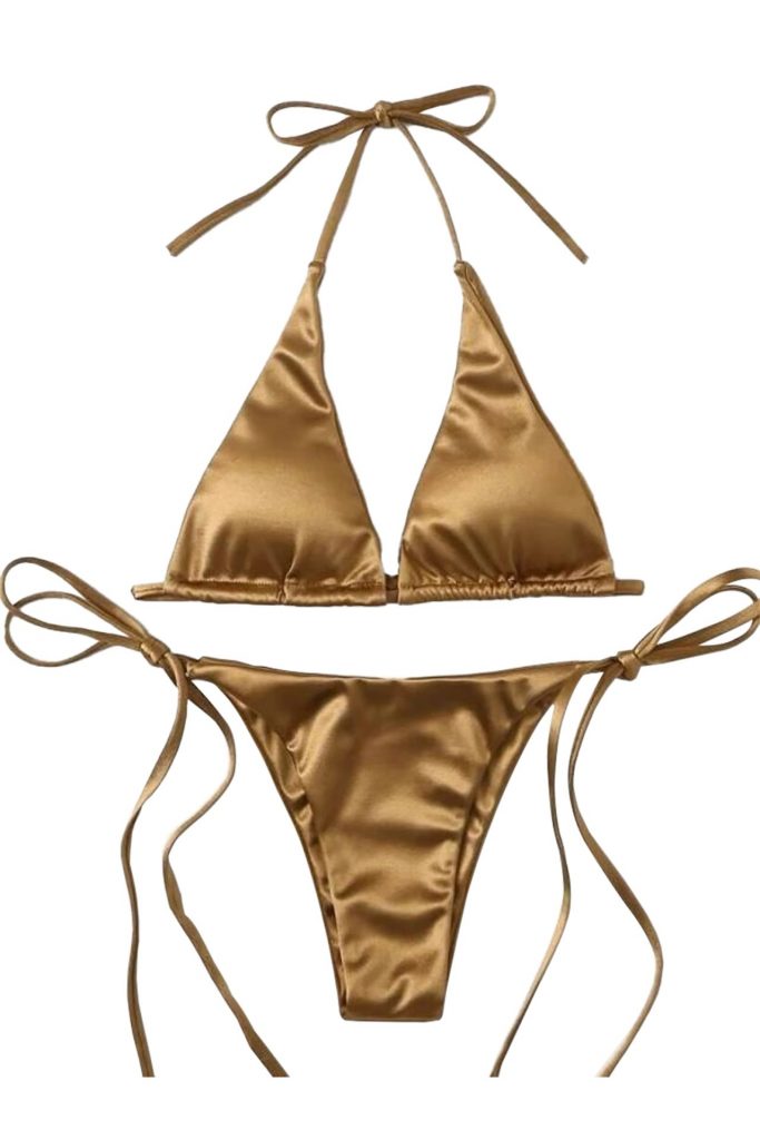 Real Lady Doll Golden Bikini
