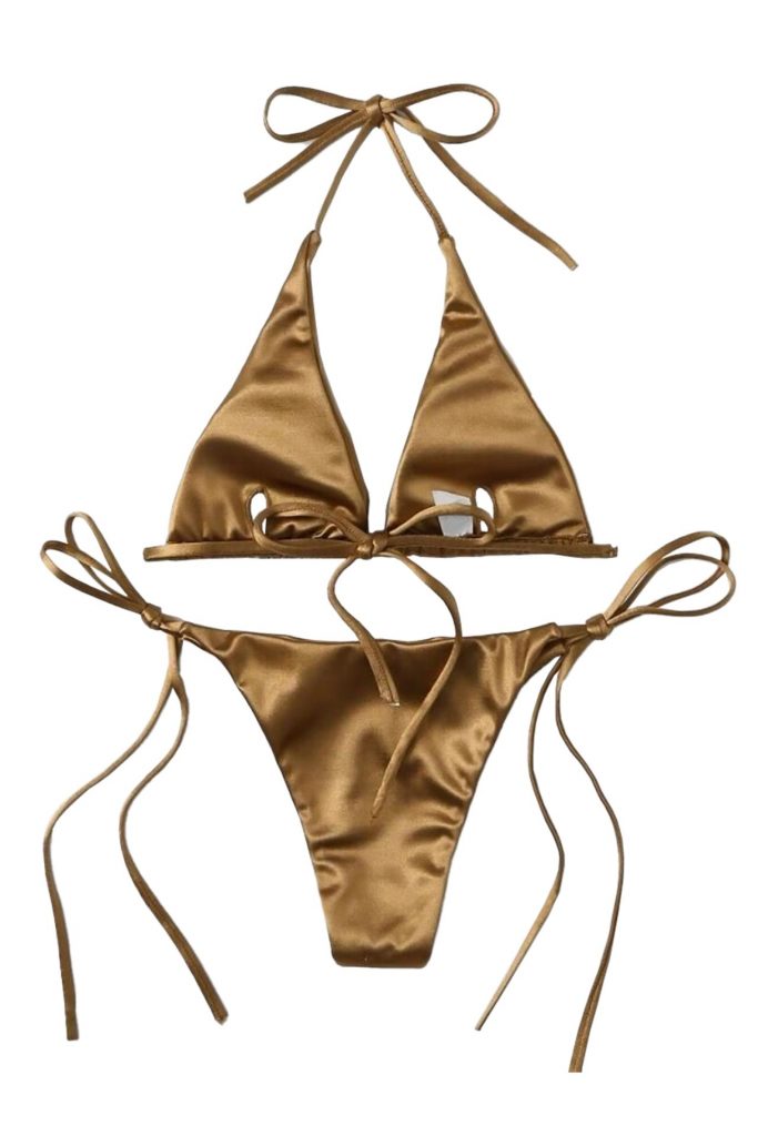 Real Lady Doll Golden Bikini