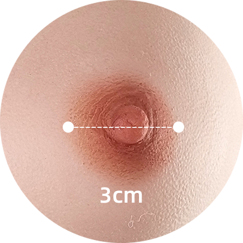 Haut und Brustwarzenfarbe