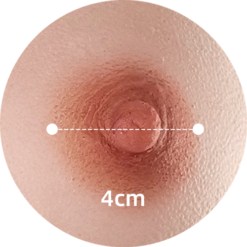 Haut und Brustwarzenfarbe